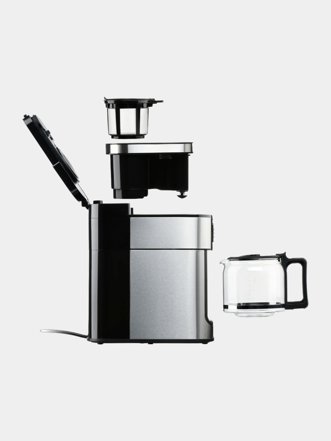 O'rnatilgan qahva maydalagich bilan qahva qaynatgich Ardesto YCM-D1200, 1200 ml