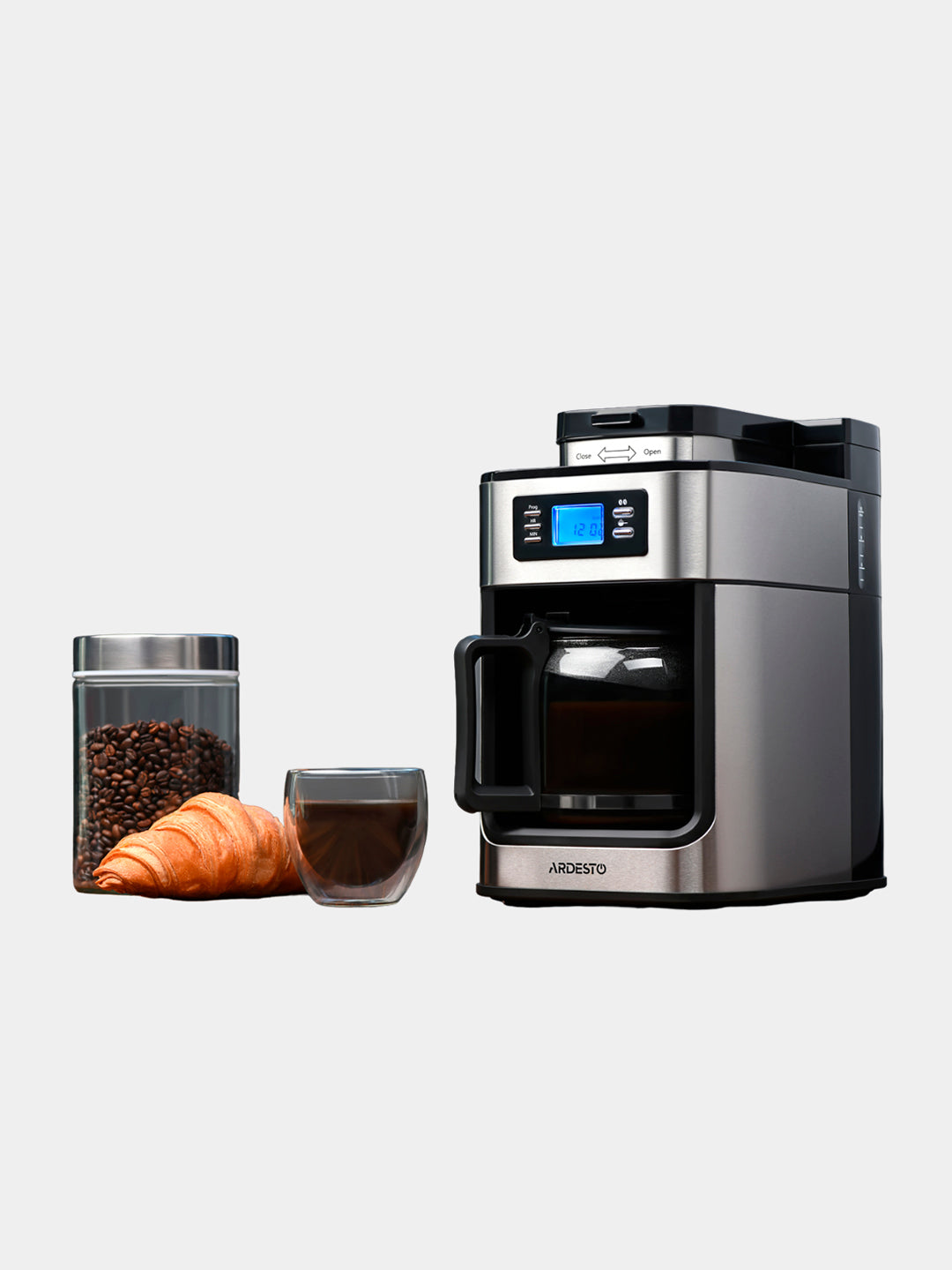 O'rnatilgan qahva maydalagich bilan qahva qaynatgich Ardesto YCM-D1200, 1200 ml