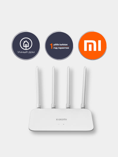 Wi-Fi router Xiaomi Mi Wi-Fi Router AC1200 Global versiya, yuqori tezlik