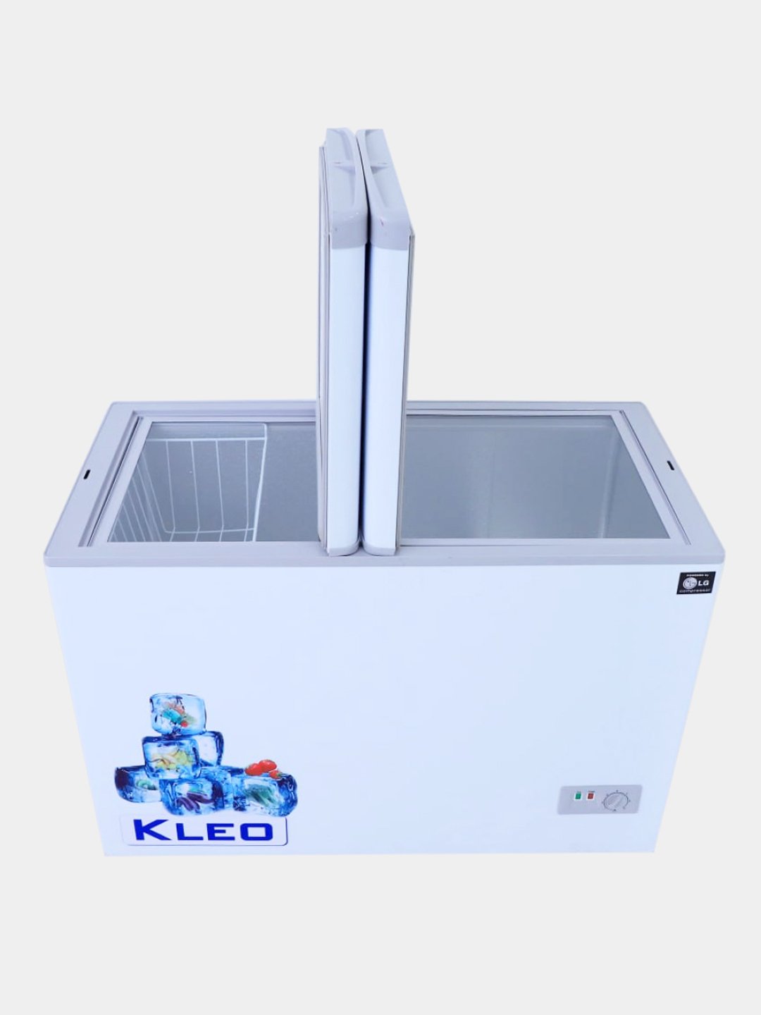 Muzlatgich Kleo KDF 300, 220 litr, -23C gacha, energiya samaradorligi yuqori morozilnik