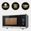Mikroto'lqinli pech Hofmann MW925DHIBK/HF 25 litr, 900 W, LED
