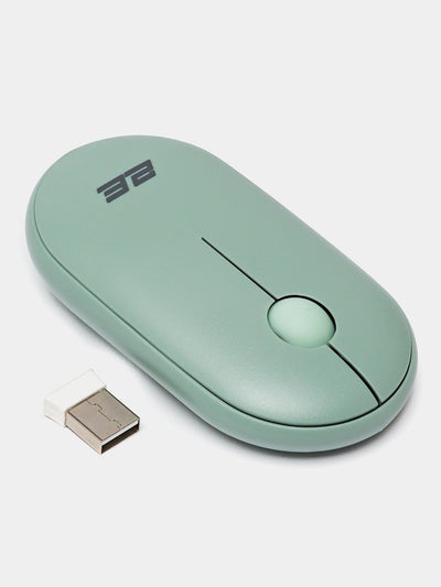 Shovqinsiz simsiz sichqonchasi noutbuk va kompyuter uchun2E MF300 Silent 2E-MF300WBK