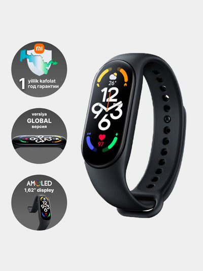 Fitness-bilaguzuk Xiaomi Mi Smart Band 7, smart soat Global
