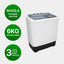 Yarim avtomatik kir yuvish mashinasi Artel TE60L, 6 kg