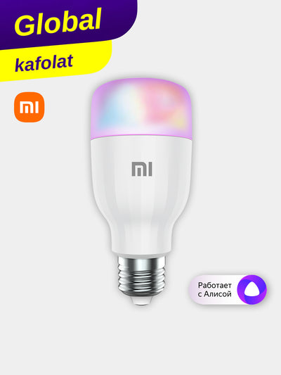 Aqlli lampochka Xiaomi Mi Smart LED Bulb Essential RGB+W, 16 million ranglar