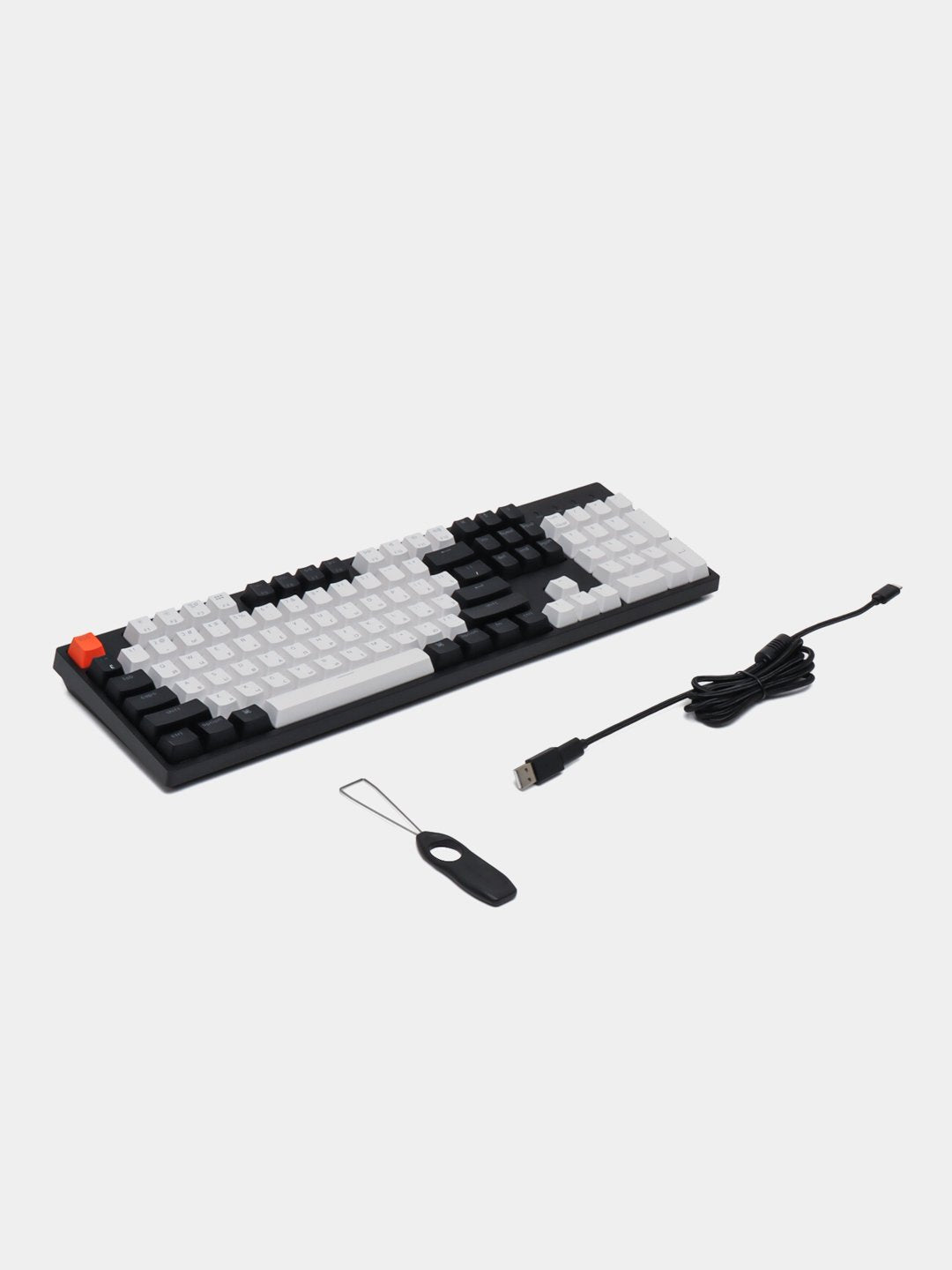 Mexanik klaviatura Keychron C2 104Key, Gateron G Pro Red, USB-A, EN/UKR, Oq LED