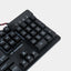 O'yin klaviaturasi 2E GAMING KG280, LED, USB, Black Ukr
