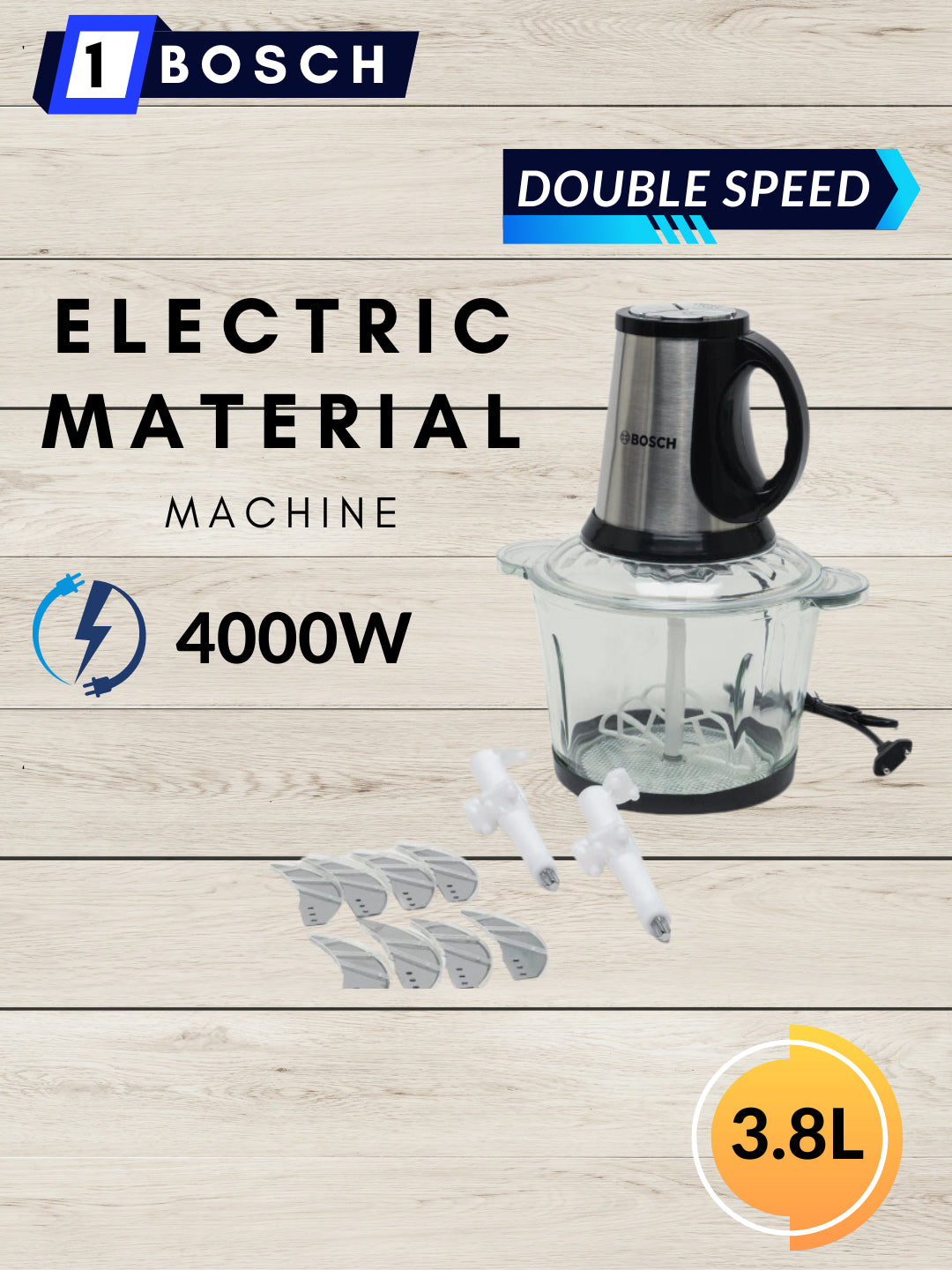 Elektr maydalagich, chopper BS-888