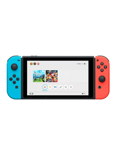 O'yin konsoli, Nintendo Switch konsoli, neon qizil/neon ko'k