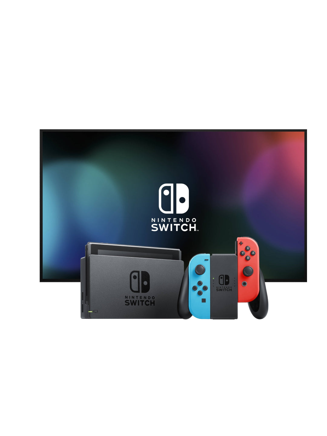 O'yin konsoli, Nintendo Switch konsoli, neon qizil/neon ko'k