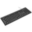 Simli membranali klaviatura 2E KS108 USB qora (2E-KS108UB)