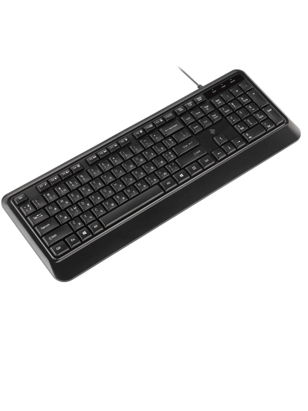 Simli membrana klaviaturasi 2E KS130, qora 2E-KS130UB