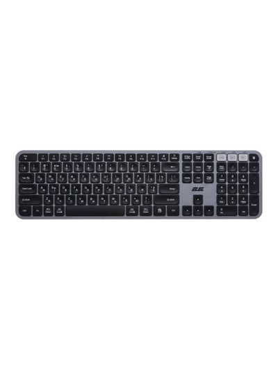Simsiz membranali klaviatura 2E KS240 WL BT Grey 2E-KS240WG