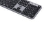 Simsiz membranali klaviatura 2E KS240 WL BT Grey 2E-KS240WG