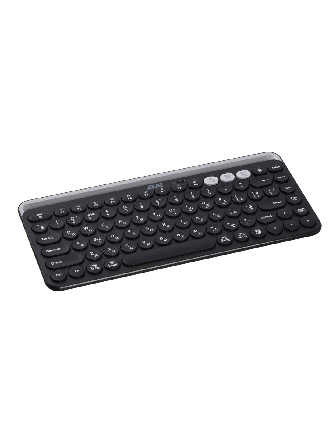 Simsiz membranali klaviatura 2E KS250 WL BT Black 2E-KS250WBK