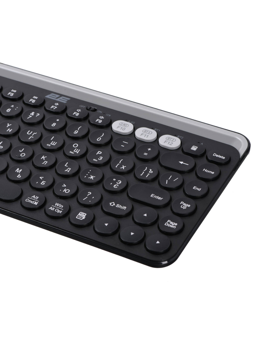 Simsiz membranali klaviatura 2E KS250 WL BT Black 2E-KS250WBK