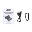 Power Bank quyosh batareyasi bilan 2E Solar 20000mAh, 2E-PB2013-qora