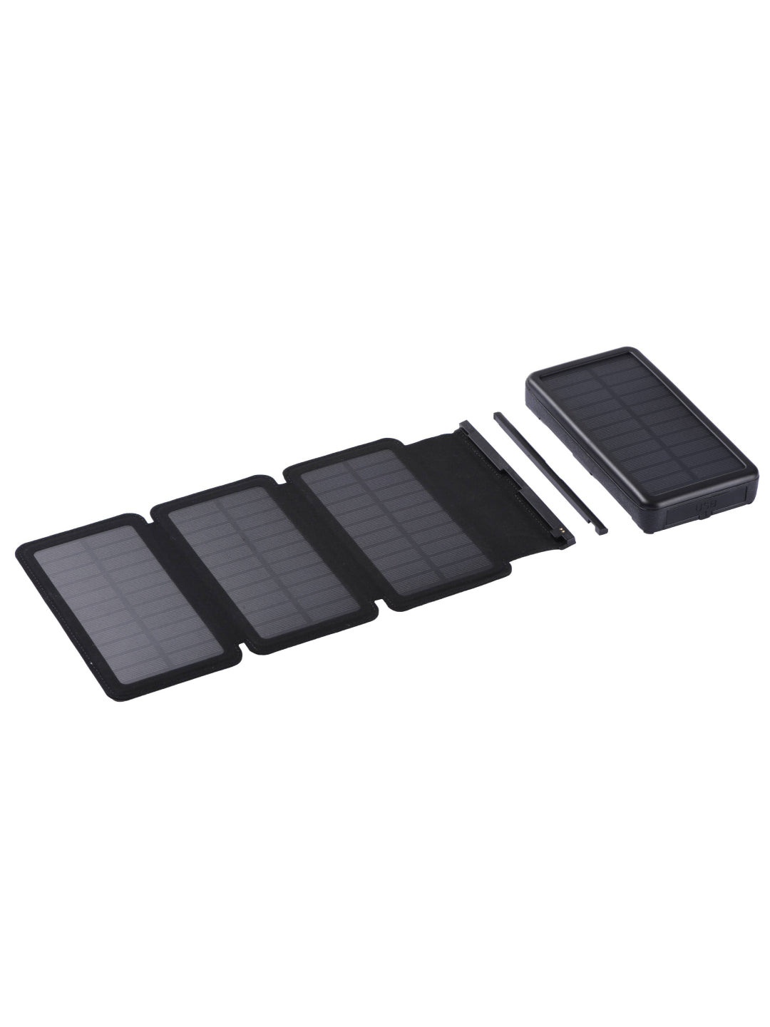 Power Bank quyosh batareyasi bilan 2E Solar 20000mAh, 2E-PB2013-qora