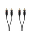 Video kabel Belkin RCAx2 - RCAx2 (M/M) 2m Qora