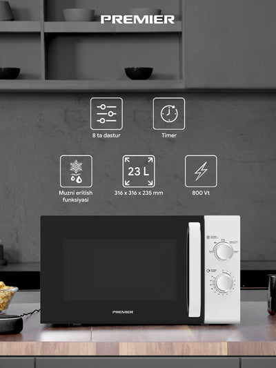 Mikroto'lqinli pech Premier PRM-23MW-LA5, LG MAGNETRON, 23 l