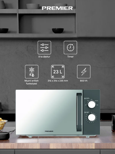 Mikroto'lqinli pech Premier PRM-23MW-LA5, LG MAGNETRON, 23 l