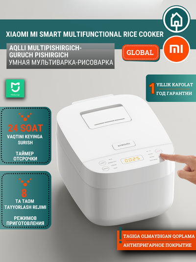 Aqlli multipishirgich-guruch pishirgich Xiaomi Mi Smart Multifunctional Rice Cooker,3 litr
