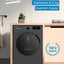 Beko WSPE6H616A kir yuvish mashinasi, 1200 ob/daq, invertor, 6.5 kg, bug' bilan yuvish
