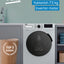 Beko WSPE7H616S kir yuvish mashinasi, 1200 ob/daq, invertor, 7.5 kg, bug' bilan yuvish