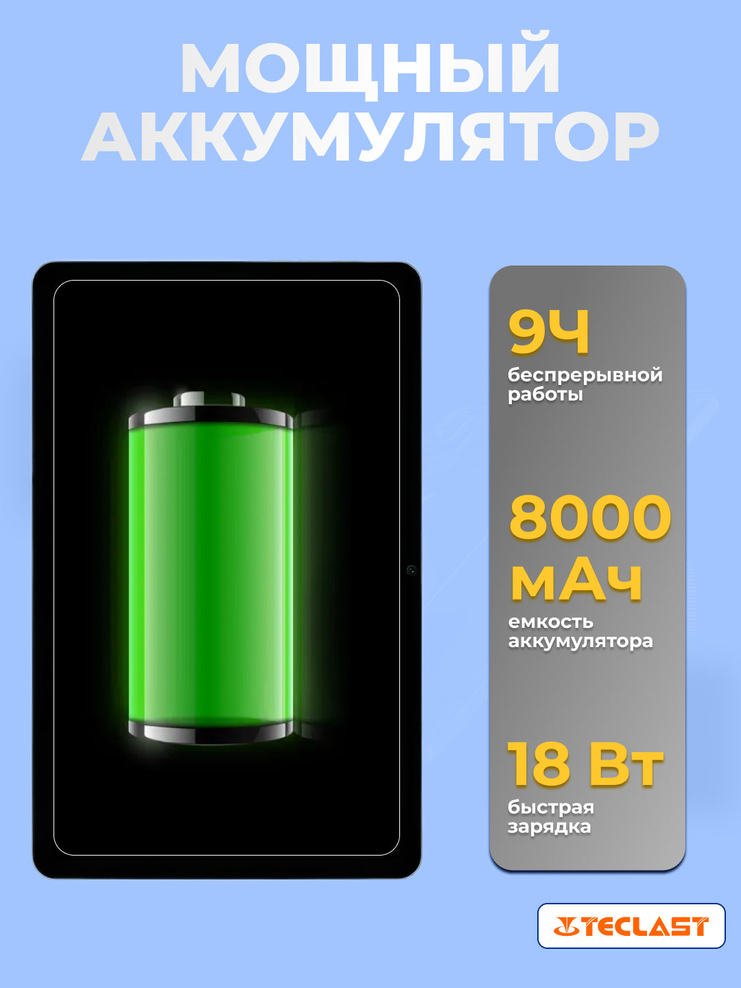 Planshet Teclast T60 12" 8 ГБ, 256 ГБ, LTE, 8000 mA/soat, Android, kulrang