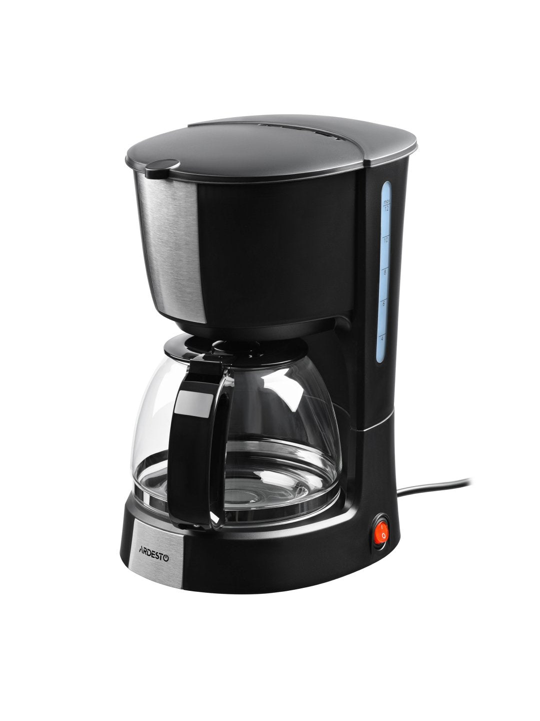 Qahva qaynatgich Ardesto FCM-D2100 - 900 Vt, 1.2 litr, qora