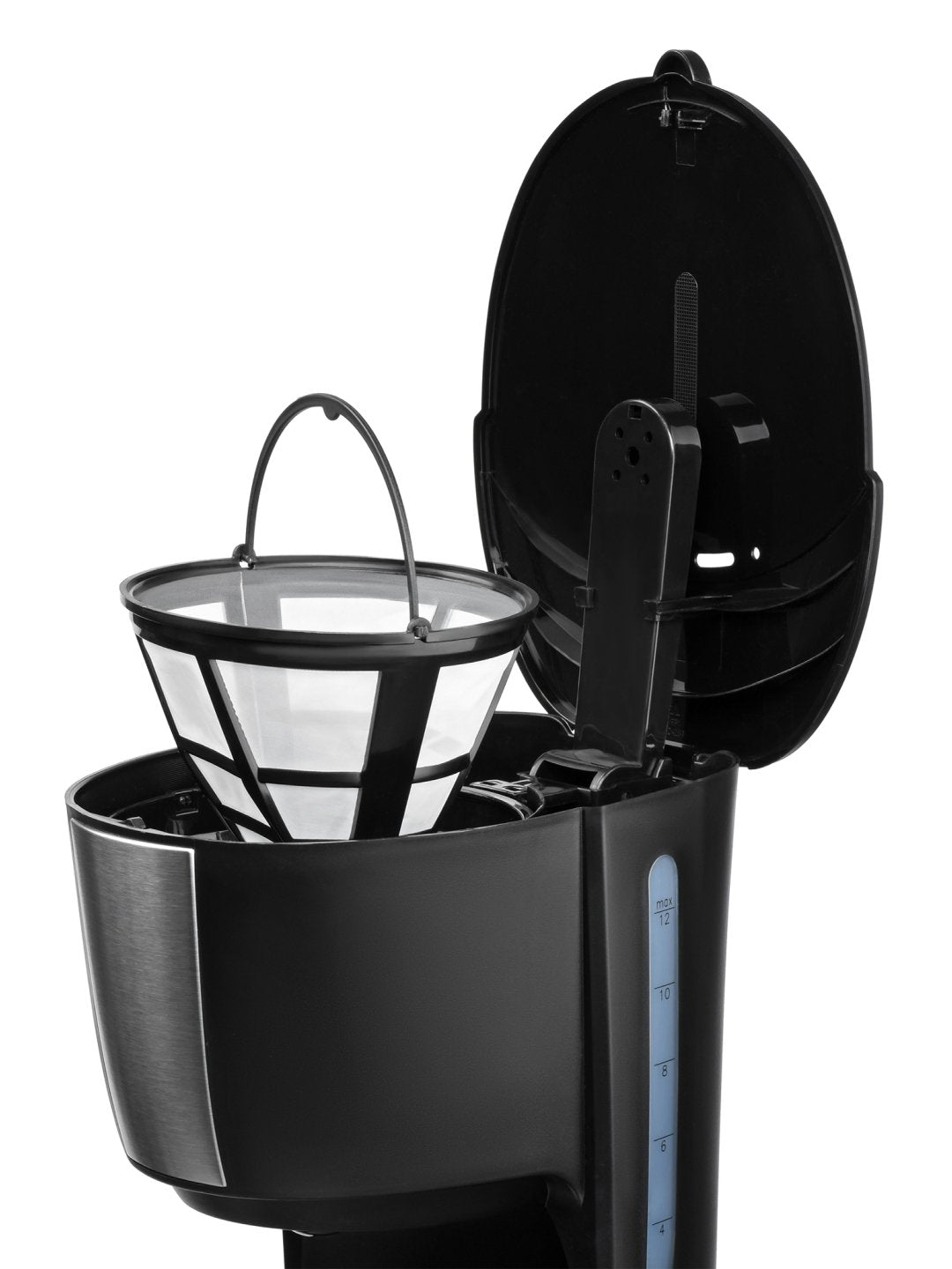 Qahva qaynatgich Ardesto FCM-D2100 - 900 Vt, 1.2 litr, qora