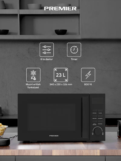 Mikroto'lqinli pech Premier PRM-20MW-LA6, 23 litr