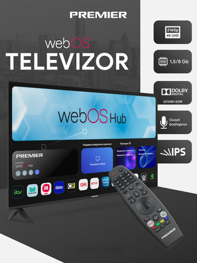 Premier 55prm2020usv 4K UHD veb-OS televizori