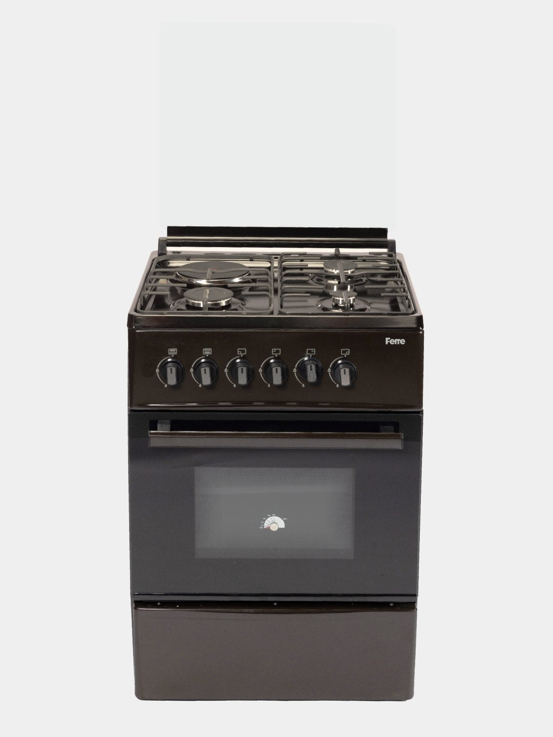 Gaz plitasi Ferre LP 60G 31 DB 22 F, 3 ta gaz av 1 ta elektr konforka