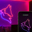 Aqlli lenta Smart LED Twinkly Flex RGB, moslashuvchan sxema, IP20, uzunligi 2 m telefondan
