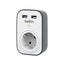 Belkin ortiqcha kuchlanishdan himoya qiluvchi tarmoqli filtr, 2xUSB 2.4A, UL 500 BSV103VF
