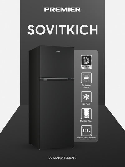 Sovutgich Premier PRM-350TFNF, No Frost, Inverter, 348 l