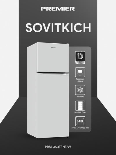 Sovutgich Premier PRM-350TFNF, No Frost, Inverter, 348 l