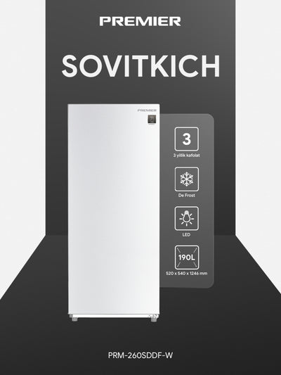 Sovutgich Premier PRM-260SDDF, 190 l