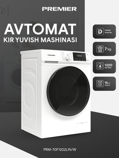 Kir yuvish mashinasi Premier PRM70F1202LIN/W