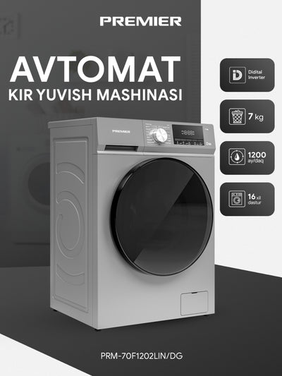 Kir yuvish mashinasi Premier PRM70F1202LIN/W