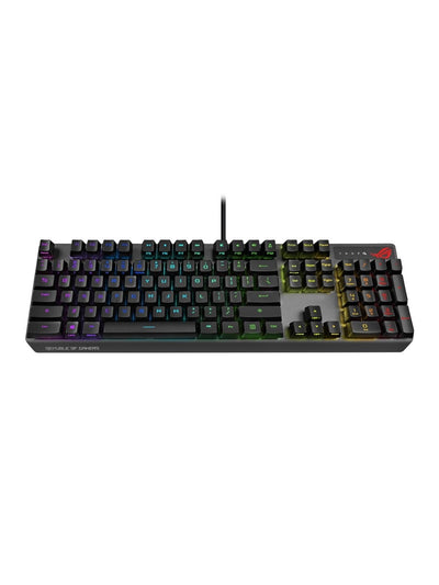 Simli o'yin klaviaturasi ASUS ROG STRIX SCOPE RX RD, RGB, 104key,