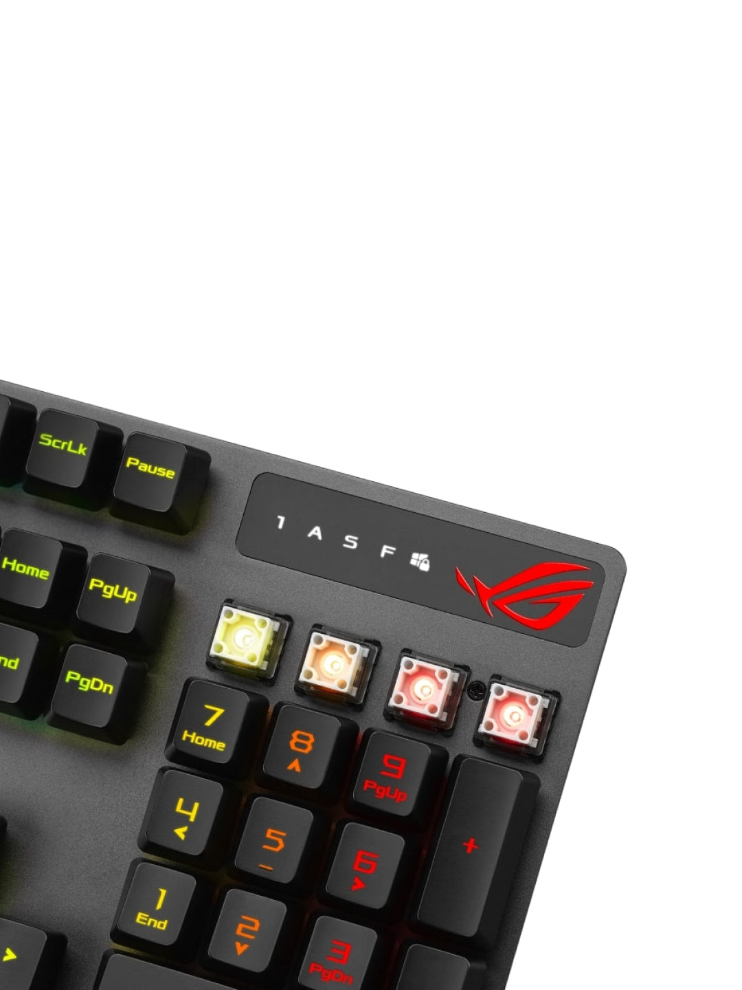 Simli o'yin klaviaturasi ASUS ROG STRIX SCOPE RX RD, RGB, 104key,