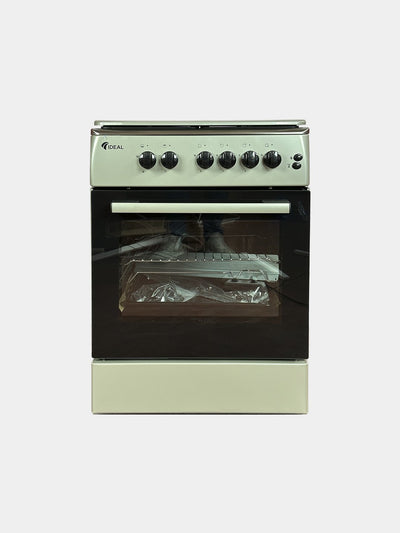 Gaz plita Ideal KL42G IN, 4 konforkali, pech hajmi 65 litr, 60x60
