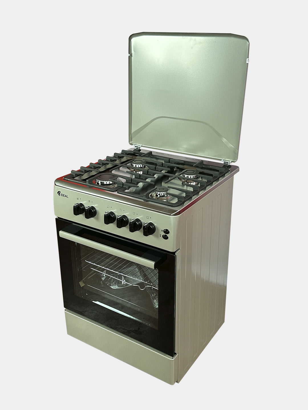 Gaz plita Ideal KL42G IN, 4 konforkali, pech hajmi 65 litr, 60x60