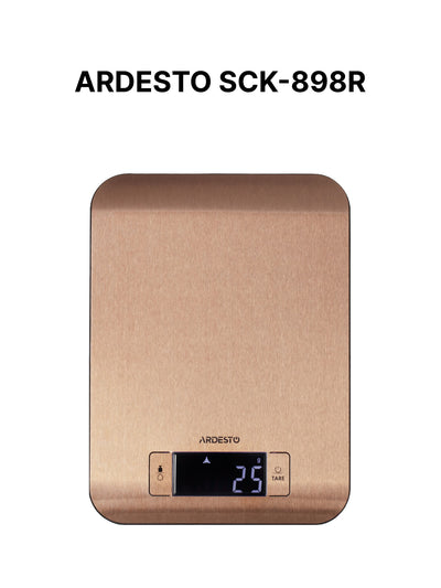 Ardesto elektron oshxona tarozisi, vazni 5 kg gacha, batareya to‘plamida