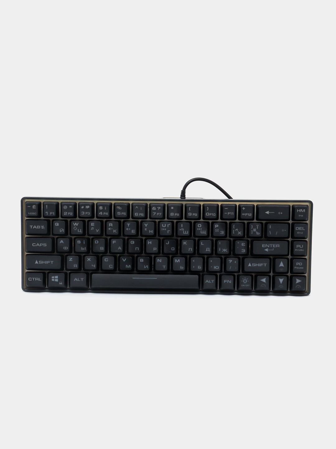 O'yin klaviaturasi 2E GAMING KG345 Transaprent USB Black Ukr