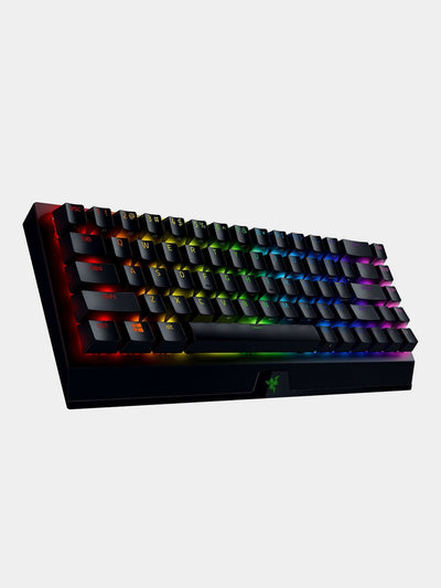 Klaviatura Razer BlackWidow V3 RGB 108 tugma yashil kalit USB/EN, qora