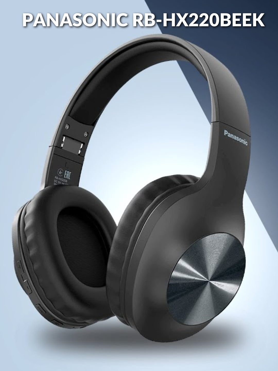 Quloqchinlar Panasonic RB-HX220BEEK Over-ear Wireless Mic black, silver