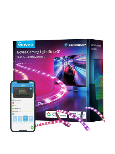 Govee H6609 Gaming Light Strip G1 monitor uchun moslashtirilgan yoritish lenta 27-34', RGB